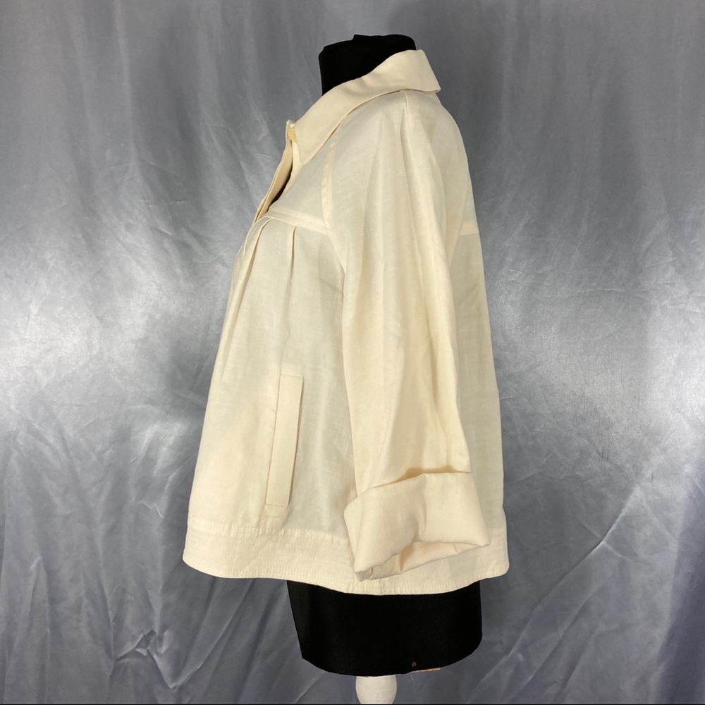 Theory women’s button down pleated jacket - Picture 2 of 9